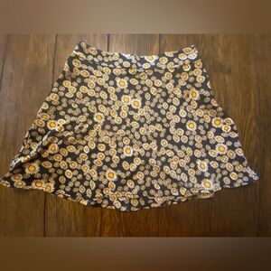 Free People Retro Daisy Skater Skirt Size 0 B24